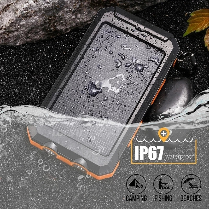 X7 SolarBoost Portable Charger - Solar Waterproof Power Bank