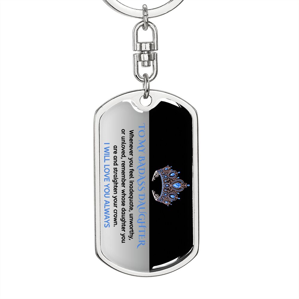 (ALMOST SOLD OUT) Keepsake for Daughter - Keychain - LIMITED QUANTITIES AVAILABLE
