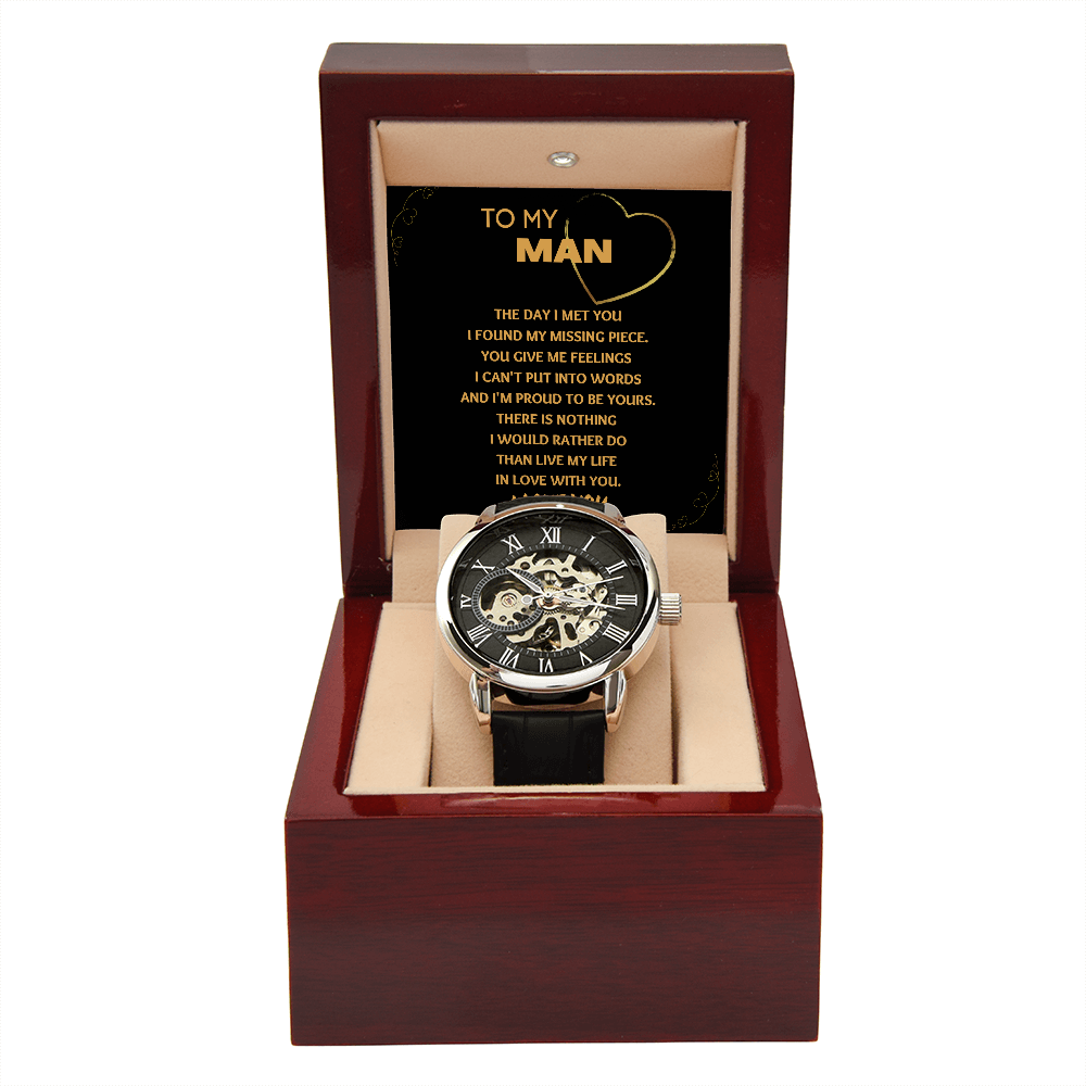 MY MISSING PIECE | TO MY MAN GIFT WATCH