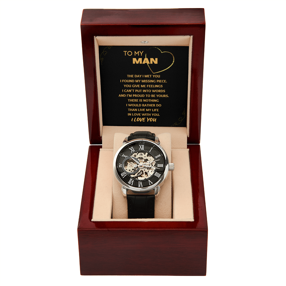 MY MISSING PIECE | TO MY MAN GIFT WATCH