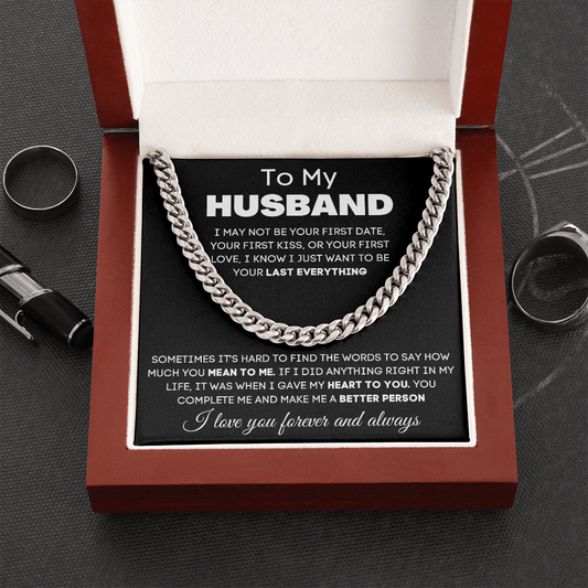 My Husband | Better Person | Cuban Link Chain
