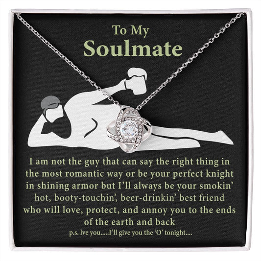 To My Soulmate | Best Friends | Love Knot Necklace