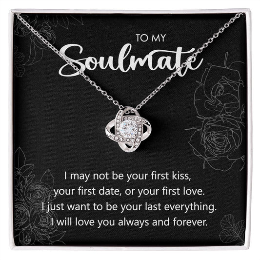 To My Soulmate - Elegant Knot Necklace Gift Set