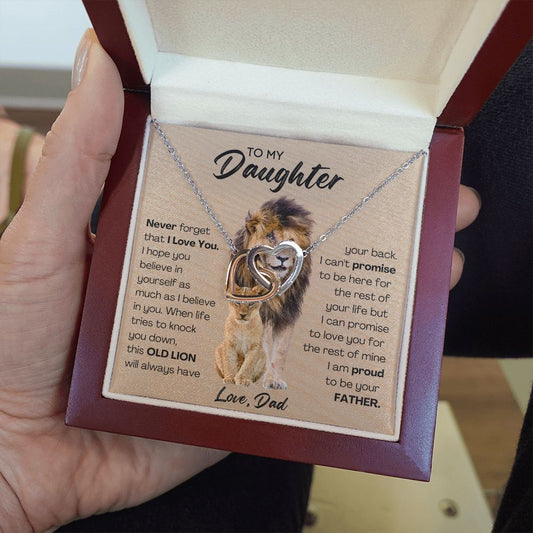 [Almost Sold Out] To My Daughter - This Old Lion Will Always Have Your Back - Interlocking Hearts